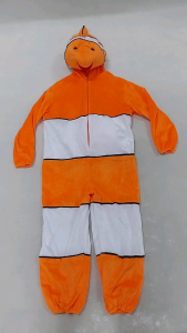 Cosplay Kids Under the Sea Animal Clown Fish Costume
