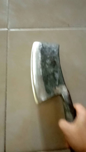 Pisau Cacah Daging Tulang Serbaguna Bahan Baja