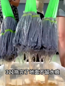 Alat Pel Lantai Pel Putar Peras Otomatis Serat Bambu / Alat Pel Putar Air Peras Serat Bambu / Pel Putar Air Otomatis / Pel Putar Otomatis Pel Tanpa Peras Tangan