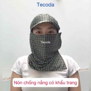 Mũ Chống Nắng Kèm Khẩu Trang Che Mặt Chống Tia Uv Dành Cho Nam Đi Làm Đi Xe Máy Đi Phượt