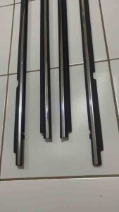 4 pcs Stainless Lining OUTER Channel MOLDING WEATHERSTRIP TOYOTA Corolla ALTIS 2002 2003 2004 2005 2006 2007