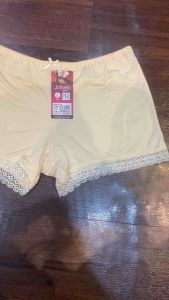Quần bảo hộ/ quần lót đùi/ quần váy Jobelli 1258 cotton co dãn viền ren đính nơ