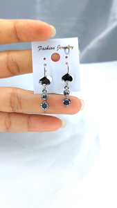 Anting Kait Permata Silver Xpid