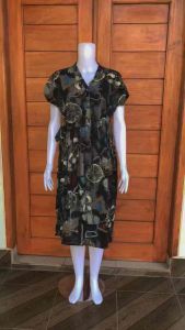 VIVI DASTER TUNIK BAHAN RAYON VISCOSE DISCHARGA