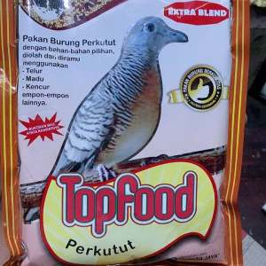 Pakan Perkutut Top Food perkutut 500gram extra Blend