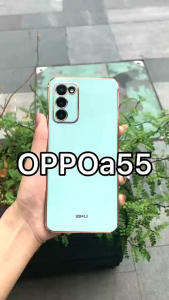 เคสขอบตรง ขอบทอง สำหรับ OPPO Reno14 pro Reno14F Reno13 PRO Reno13F เคสกันกระแทกขอบตรง