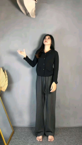 Celana Basic Ara Pants Highwaist Celana Baggy Ankle Pants Celana Kantor Loose Pants Celana Kantor Wanita Basic