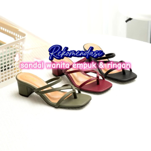 ARRAZY NAO Sandal hak tahu wanita 5cm high heels kekinian 2025