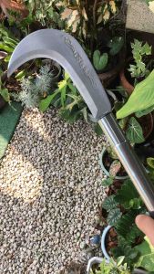 sickleแมงกานิสแท้เคียวตัดกิ่งไม้ตัดหญ้าตัดกล้วยชักตองเกี่ยวข้าว มีดตัดกิ่งกำจัดวัชพืชอุปกรณ์การเกษตร