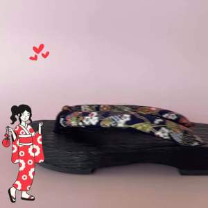 รองเท้าแตะคีบ เกี๊ยะญี่ปุ่น แถมฟรีถุงเท้าญี่ปุ่น