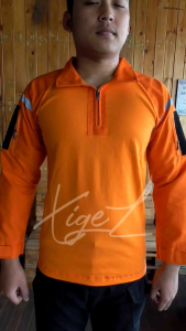 Kaos BDU Warna Oren BASARNAS: Desain Profesional untuk Kegiatan Outdoor