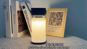 D144 Đèn cắm trại ngoài trời di động mới Đèn ngủ sáng tạo không gian phòng ngủ ABS Đèn ngủ sạc không dây