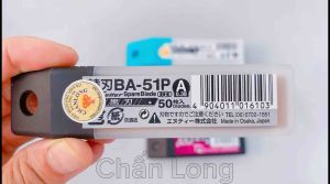 Lưỡi dao chính hãng NT Cutter BA-51P ( 50 lưỡi) siêu béndùng cắt film nhựadecalmicanhựa Vynil