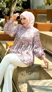 MDLY Baju Blouse Atasan Furing Wanita Rahel Blouse By Mdly. Nazra Sha