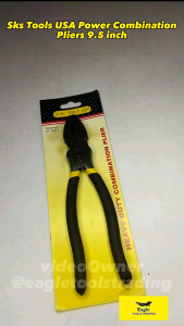 S-Ks Tools USA Combination Plier | 9.5 inch | Drop Forged Quality Steel | LM-9.5