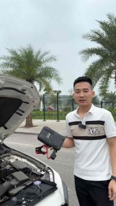 [SOULOR 2025 V3 14000MAH] Bộ Kích bình bơm lốp ô tô Xe máy Kẹp Thông Minh Kiêm sạc dự phòng và đèn pin chiếu sáng. Bảo hành 24 tháng