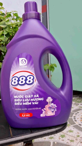 thùng 4can nước giặc xã cao cấp 888 3.6kg đậm đặc hương thơm kháng khuẩn khử mùi hôi cho áo quần sạch trắng sáng rạng ngời luư hương thơm bền lâu