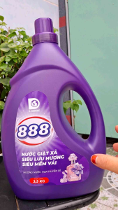 nước giặc xã 888 hương nước hoa đam mê 3.5kg đậm đặc hương thơm quyến rủ kháng khuẩn khử mùi hôi cho áo quần sạch trắng sáng rạng ngời luư hương thơm bền lâu