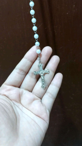 KALUNG ROSARIO 77 BAPA KAMI MANIK 6MM KALUNG DOA KATOLIK UNTUK PERMOHONAN DALAM MASALAH BERAT