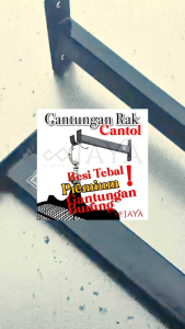 Jaya Gantungan Sangkar Burung Besi Kotak Tebal Tempel Tembok Dinding Gratis Fisher dan Bautnya