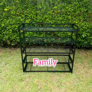 ชั้นวางรองเท้า ผลิตจากเหล็กทั้งตัว ใช้งานได้อเนกประสงค์(ส่งใวมีเก็บปลายทาง)มี 2 ขนาด/สีดำ/สีขาว