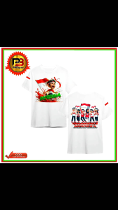 T-Shirt Kaos 17 AGUSTUS Cotton 30s Ukuran Anak Dan Dewasa