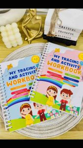 My Tracing and Activity Workbook for Kids with Pencil and Crayons - Pre-school Learning Alphabet Numbers Shapes Colors Lines Tracing names