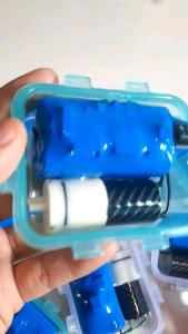 Airatorcharger led indikator batrai oksigen tambahan untuk ikan hias dan umpan udang hidup memancing