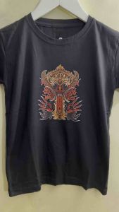 Tshirt Kids Kaos Atasan Oblong Anak Usia 1-12 Tahun Sablon Gambar BARONG MERAH