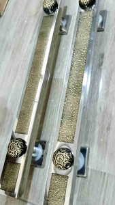 Handle Pintu Kotak Kuning Antik: Gagang Pintu Rumah Mewah & Minimalis