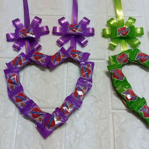 พวงมาลัยลูกอมปัจฉิม พวงมาลัยลูกอม พวงมาลัยฮาร์ทบีท ปัจฉิม วันจบ