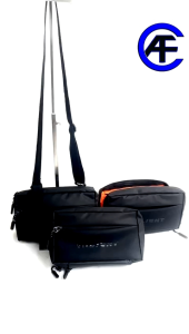 Tas Selempang keren Pria Pouch Bag Slingbag Anti Air Hitam Cluthbag Keren Model Z4 Waterproof