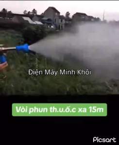 Súng Phun Thái Lan Áp Lực Cao Dài 60cm Chuyên Phun Sầu Riêng Bơ Các Loại Cây Cao Phun Xa Đến 15M