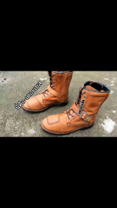 ส่งฟรี 7.5Us 25.5cm รองเท้า AVIREX YAMATO AV2100 Engineer Boots | มือสองสภาพดี แท้ by OldShoes
