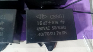 Clutch Motor Capacitors for Sewing Machine14UF&16UF