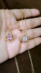 Kalung Titanium Liontin Viore Anti Karat