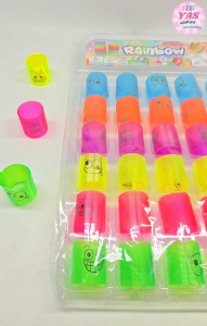 30pcs RAINBOW SPRING EMOJI TRANSPARENT/loot bag fillers/paninda/giveaways/party favors.