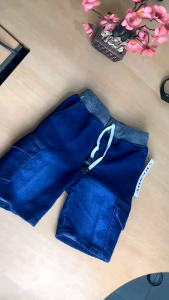 Cargo Jeans Anak Laki-Laki Premium: Bahan Melar dengan Pinggang Karet