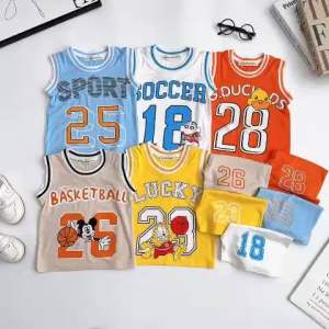 Bộ thun sát tay thể thao cho bé trai