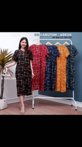 Daster Tidur Motif Batik LD 105cm Bahan Rayon Adem - Remaja Dewasa Busui Dan Bumil