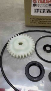 Yamaha Genuine Parts Water Pump Kit Assembly 44D-E2223-00 for EGO LC EGO FI EGO Models. Includes water pump kit assembly durable components easy installation reliable system. Made in Indonesia.