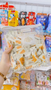 Bánh Xốp Giòn Sữa Chua Vị Phô Mai 500g (Khoảng 50 Cái) SUVENO Thiên Thảo - DING DING FOOD