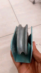 Roda Pintu Pagar Besi Cor | Roda Cor Besi Ukuran 6cm 7cm 8cm