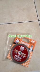 Diamond Wheel Turbo 4 inch FUJIYAMA / Mata Gerinda Potong Keramik Granit dan Marmer Model Turbo JAPAN Quality