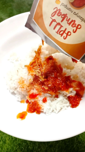 SAMBAL TERI BOTOL 125GR BEST SELLER / SAMBAL HOMEMADE / SPILL SAMBAL / SAMBAL KELUARGA TANPA PENGAWET