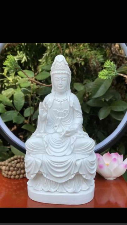 Tượng Ngài Quan Thế Âm Bồ Tát cao 19cm trang trí thờ tự nhỏ, ô tô ...