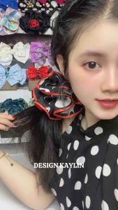 [BST CÒ ƠIII] Kẹp tóc Buộc tóc siêu phồng lụa satin cao cấp • Kaylin accessories