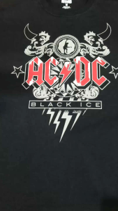 Kaos Distro ACDC Black Ice: Desain Rock Berkualitas