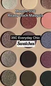 100% Authentic MORPHE Chroma Eyeshadow Pallettes