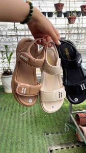 Dép Quai Da Mềm Cao 3cm – Êm Nhẹ Điều Chỉnh Size Đi Học Đi Làm Cực Xinh